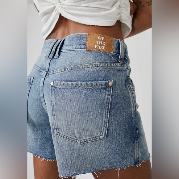 Free People Ivy Mid Rise Shorts - Picture 5 of 7